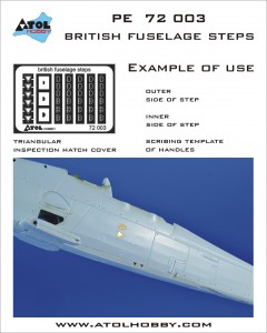 72 003 British fuselage steps