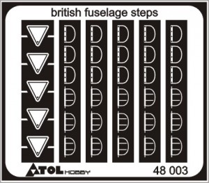 british fuselage steps 48 003