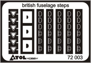 british fuselage steps 72 003